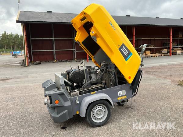 Kompressor på släp Atlas Copco H250 VSD