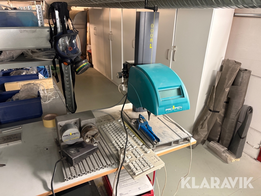 Gravermaskin/Nålpräglare Pro Pen P 3000 med DP 3000 nålpräglare