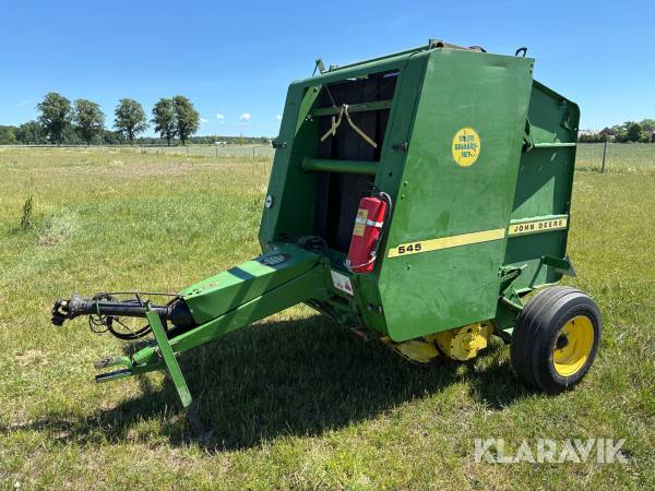Rundbalspress & balplastare John Deere 545 Spinpack 1600