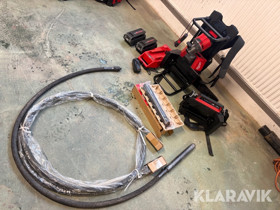 Vibrostav / Betongvibrator Milwaukee MXF CVBC/CVBP/CVH-50 3st