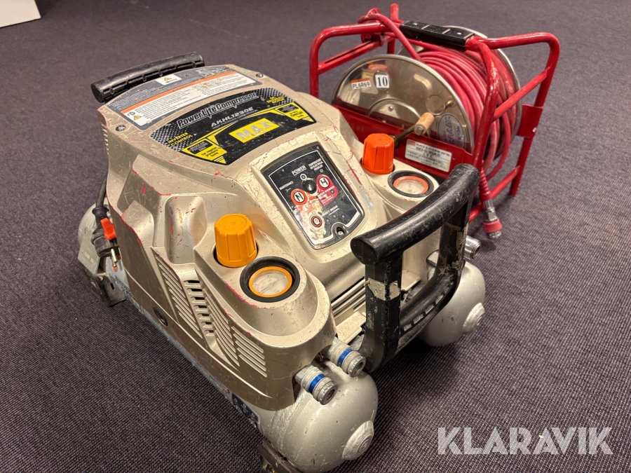 Kompressor med slangvinda Powerlite AKHL1230E