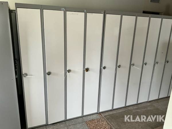 Omklädningsskåp SAFAC 8 st