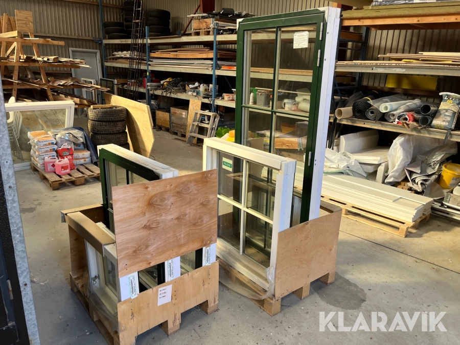 Fönster Velfac 5 fönster 1 dörr