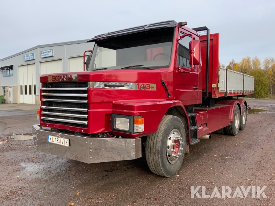 Lastväxlare Scania 143H med lämflak