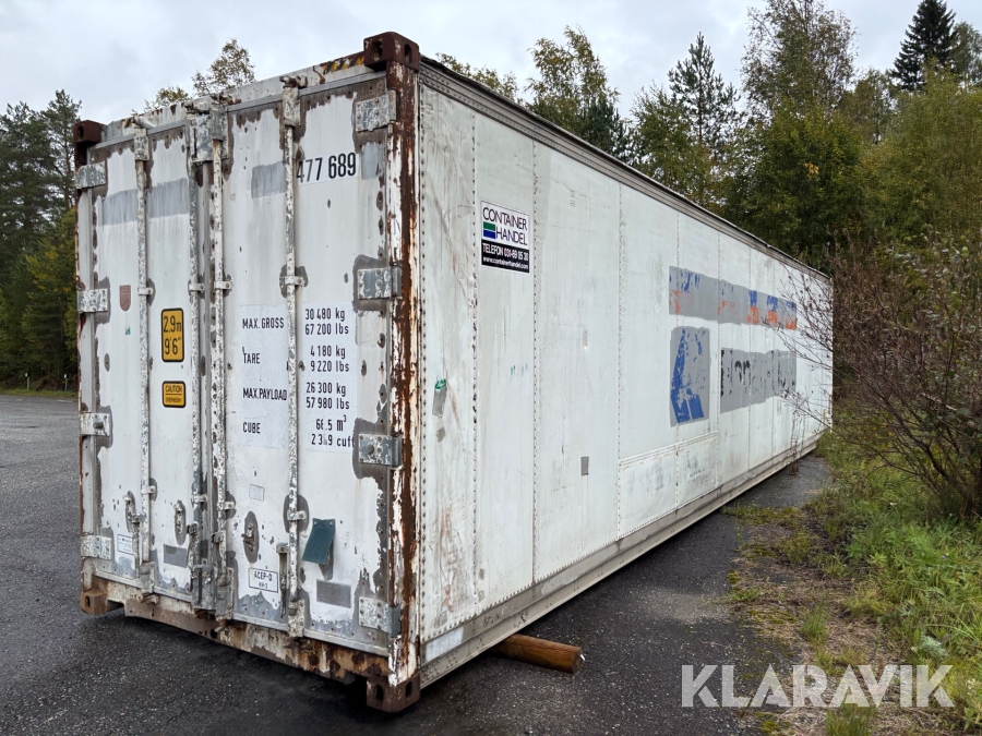 Container 40 fot kylcontainer