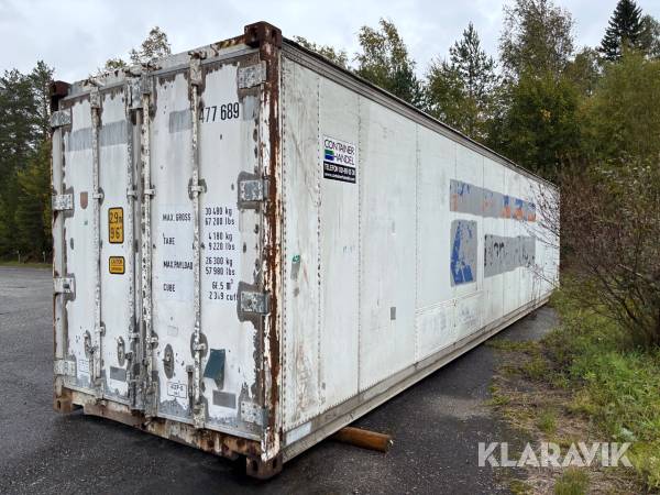 Container 40 fot kylcontainer