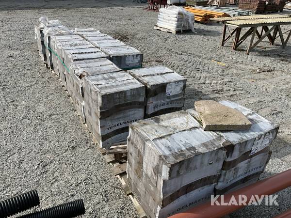 Danskt lertegel/Tegelsten Tegelmäster ca 1300 st