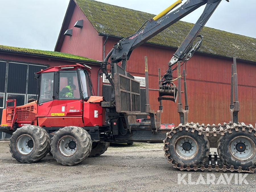 Skotare Valmet 860.3 med rotor och grip