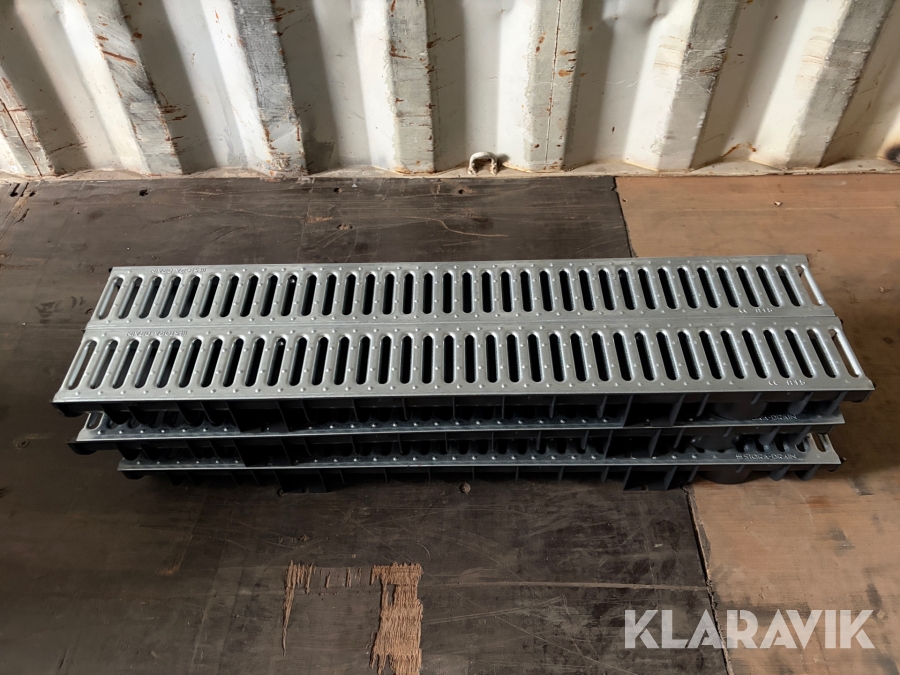 Markränna Stora-Drain 1 m 6 st