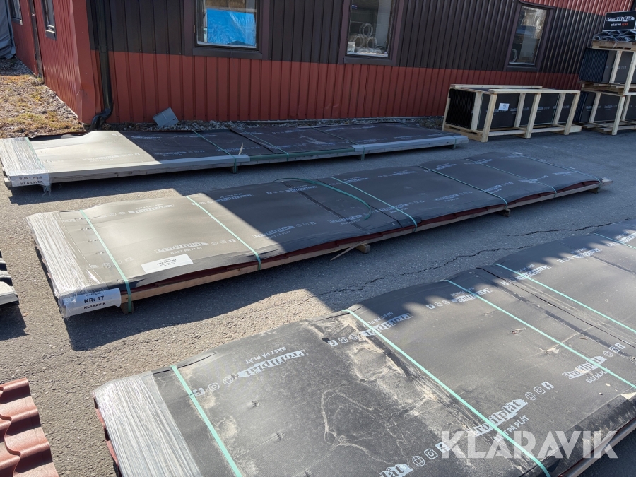 Plåt President GCM Mörkröd 758 11x5220mm