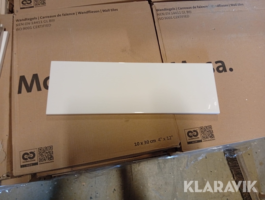 Kakel Mosa (Wall tiles / Wandtegels) 10x30cm 1120st