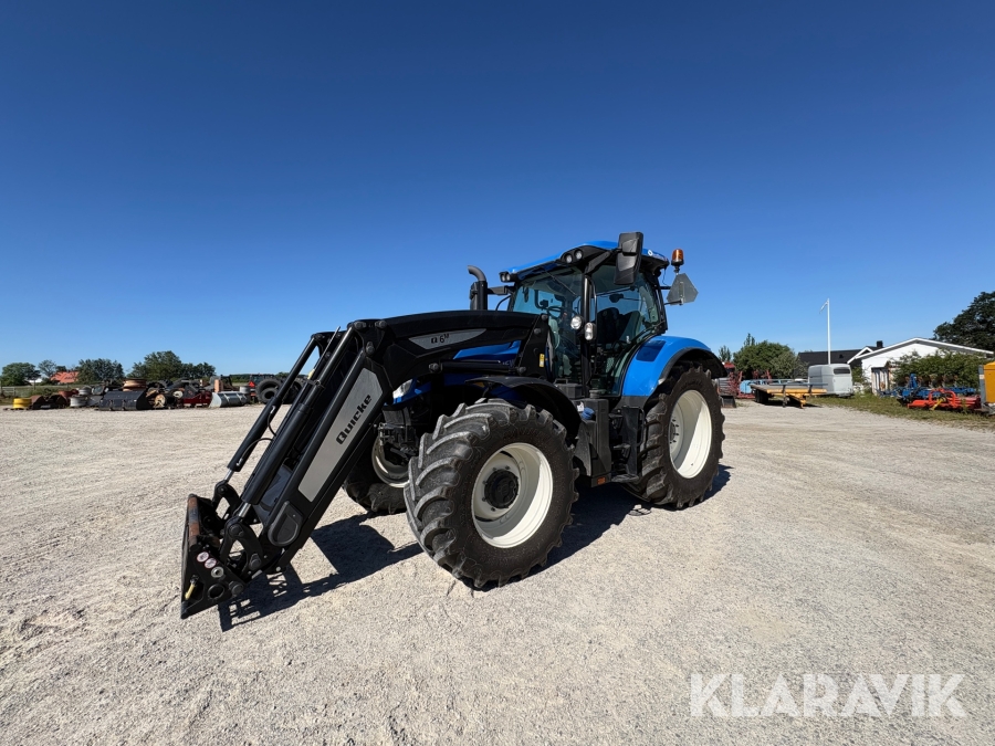 Traktor New Holland T6.180 med Frontlastare
