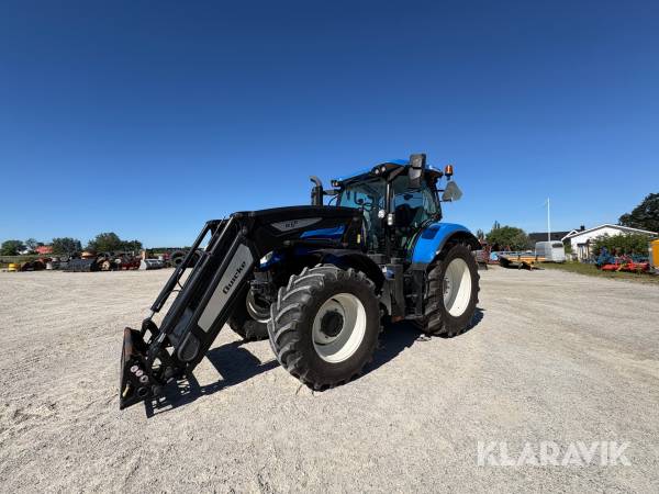 Traktor New Holland T6.180 med Frontlastare
