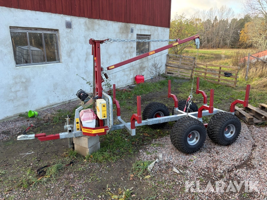 Skogsvagn Kranman T1100