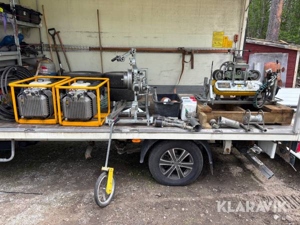 Komplett Kabelmatare Plumett DF6-H02 med 2 st Hydraulaggregat SAB