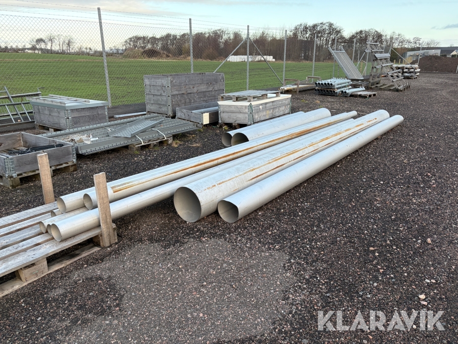 Rör 11 st i syra fast rostfritt