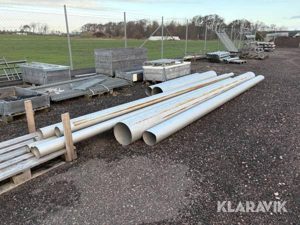 Rör 11 st i syra fast rostfritt