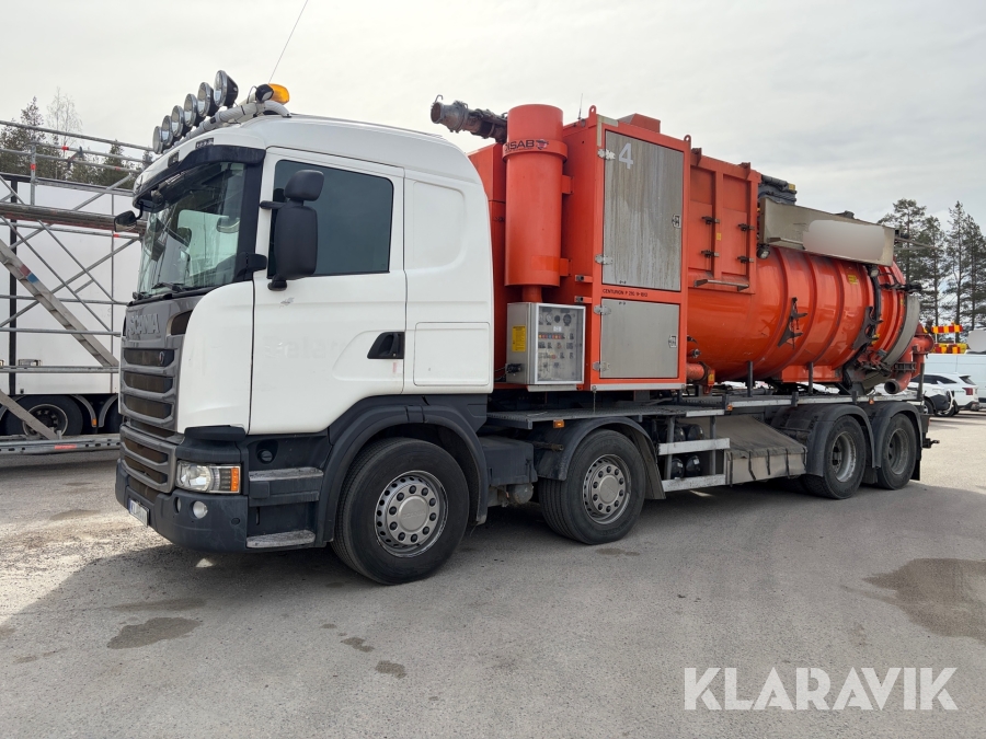 Torrsug/vakuumsug Scania G440 8x4 440 hk