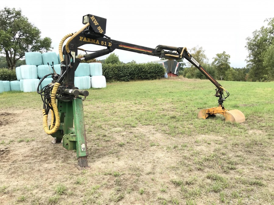Skogskran till traktor