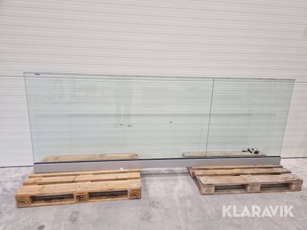 Glasräcken 15m