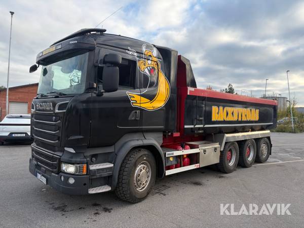 Lastbil Scania R580 V8 8x4 Tridem