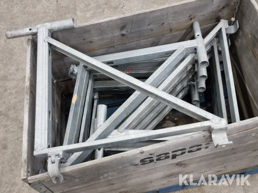 Konsoler/ram till ställning Layher 0,73 10st