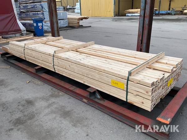 Virkespaket Hyvlat 45x70 390 Löpmeter