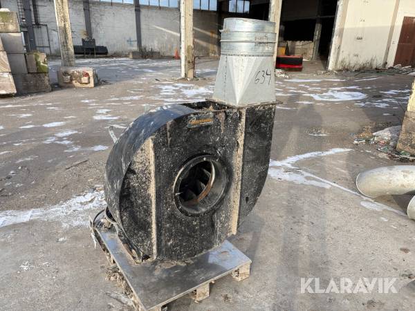 Ventilationsfläkt Åkerstedts FAHP-1-031-6-2-6 med tillbehör