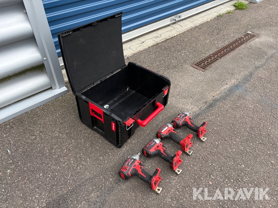 Slagskruvdragare & mutterdragare 4 st Milwaukee M18 FID & BW12
