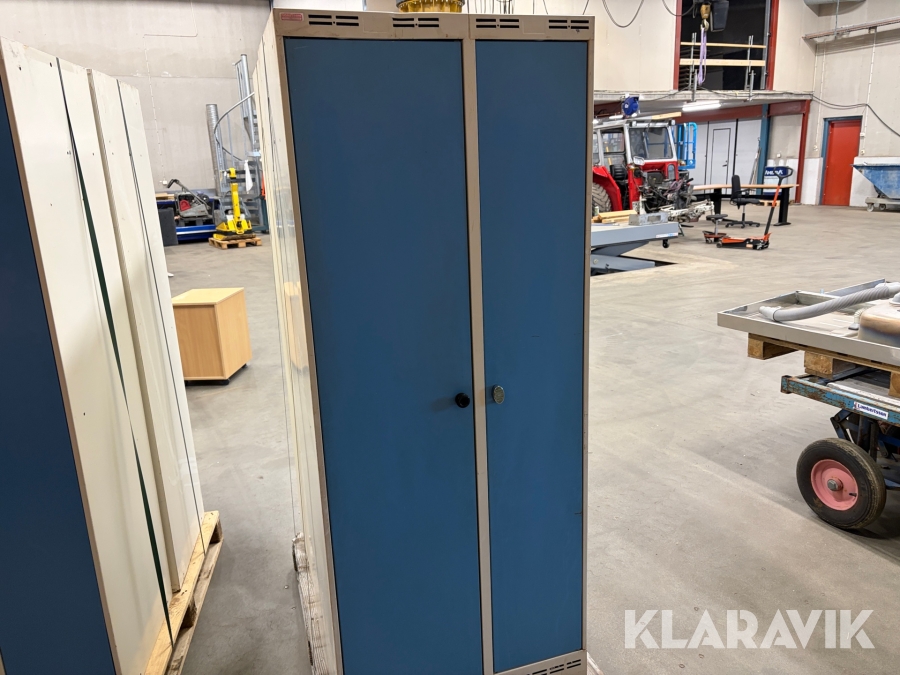 Omklädningsskåp 2 st SONO (dubbelskåp)