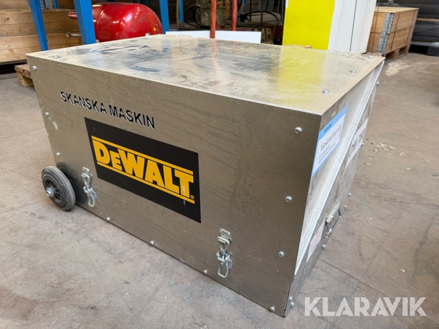 Plåtlåda Dewalt med hjul