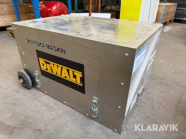 Plåtlåda Dewalt med hjul