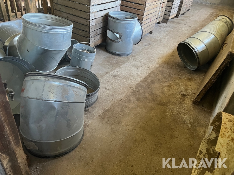 Transportrör från panna till tork Skandia