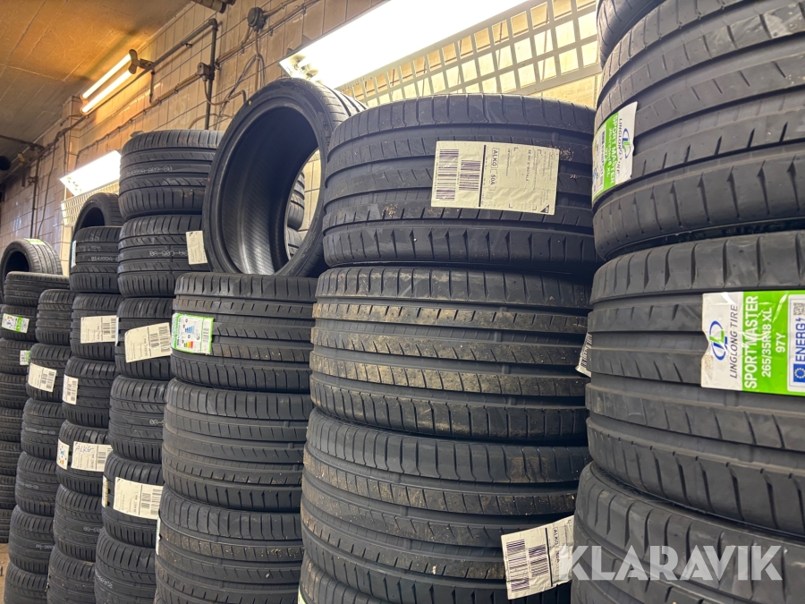 Parti med 96st nya däck