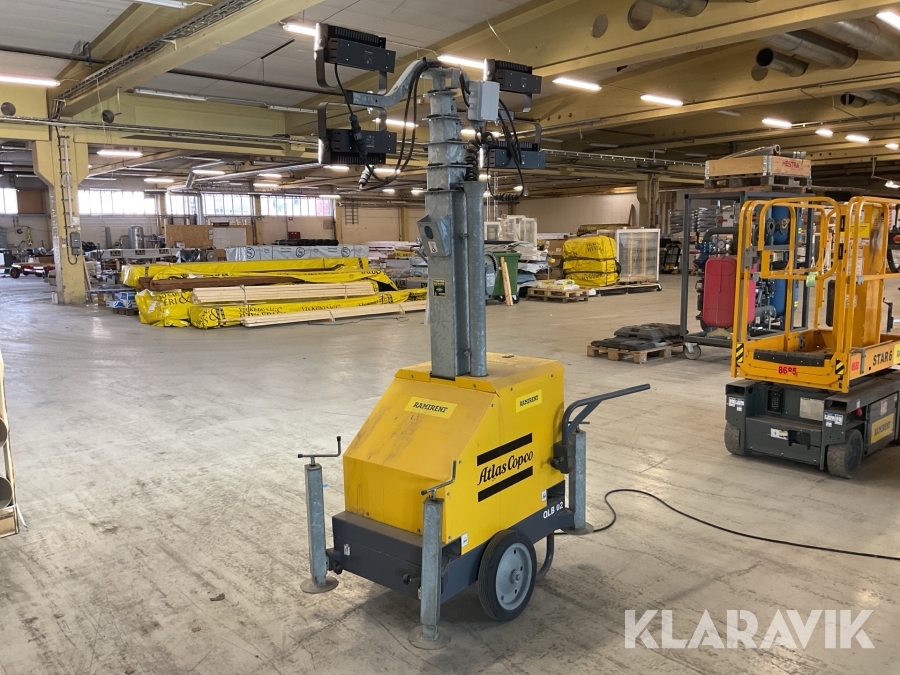 Lysmast Atlas Copco QLB 02 4x120W