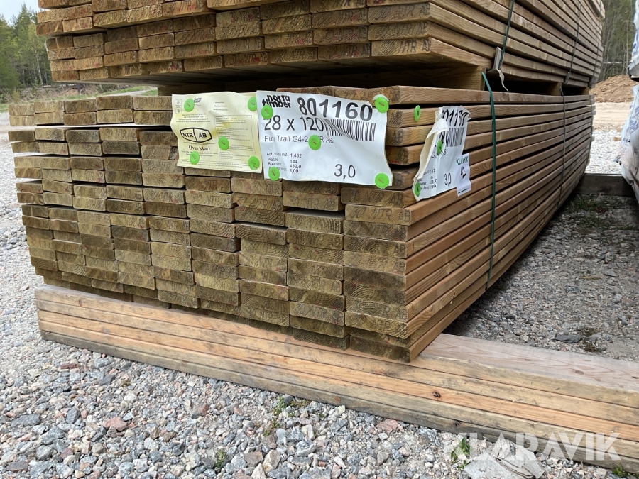 Trall G4-2 28x120 / 1,452m3 Impregnerat