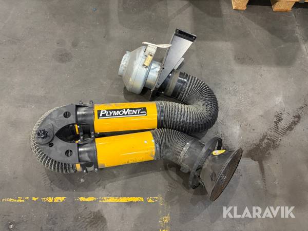 Utsugsarm med kanalfläkt Plymovent K160M