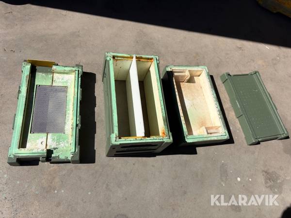 Avläggarkupor till biodling Bee Box Hel Langstroth- ram