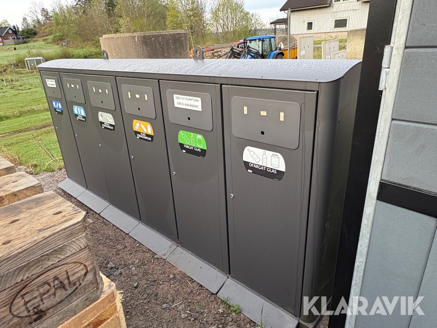 Källsorteringsskåp PWS Nordic