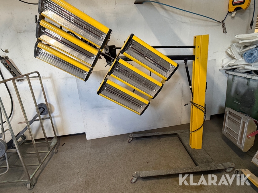 Torklampa för lackering