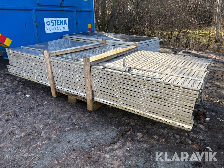 Kabelränna / kabelstege Wibe 300x4000mm rostfritt
