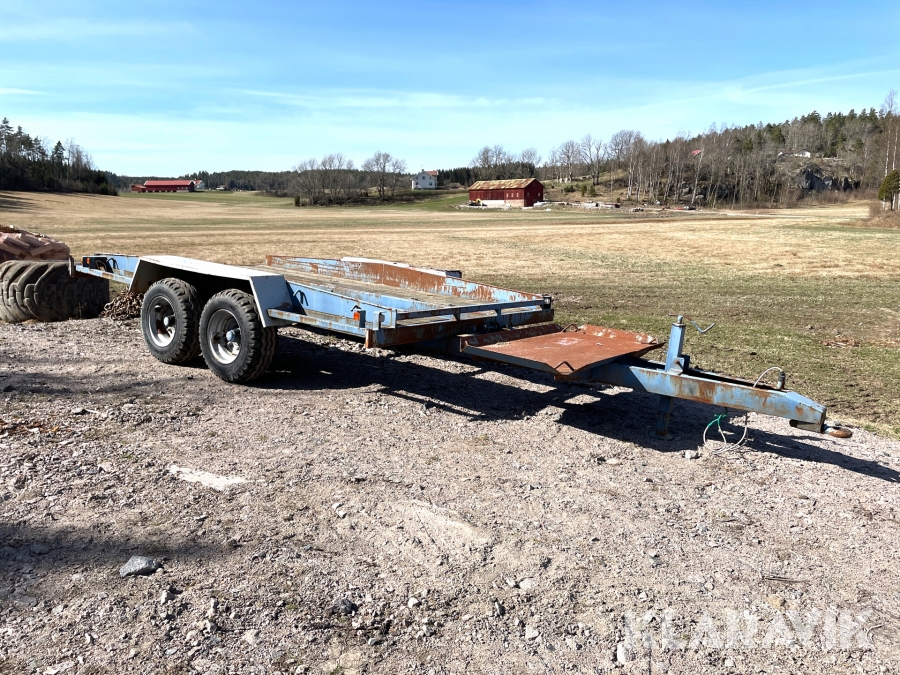 Maskintrailer Vårgårda svets och smide 7 ton