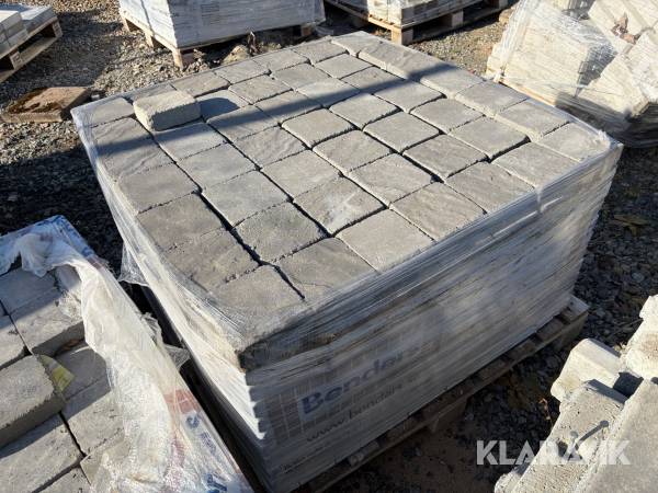 Marksten Benders Troja antik grafit 140 x 140 x 50 mm ca 10 m2 1 pall