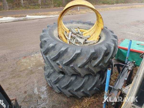 Dubbelmontage till traktor Good Year 650/75R34