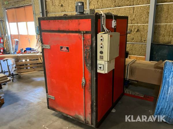 Industriugn Elvärme-Verken inklusive färgspruta för pulverlack