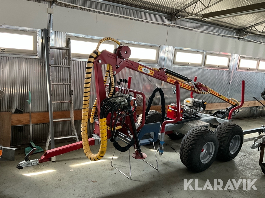 Skogsvagn Kranman T1650 till ATV 