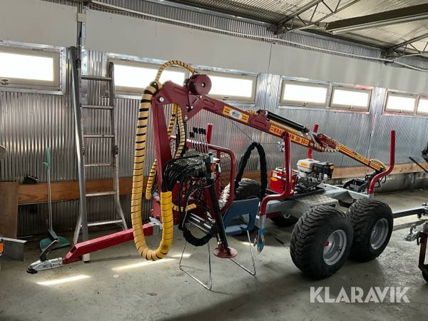 Skogsvagn Kranman T1650 till ATV 