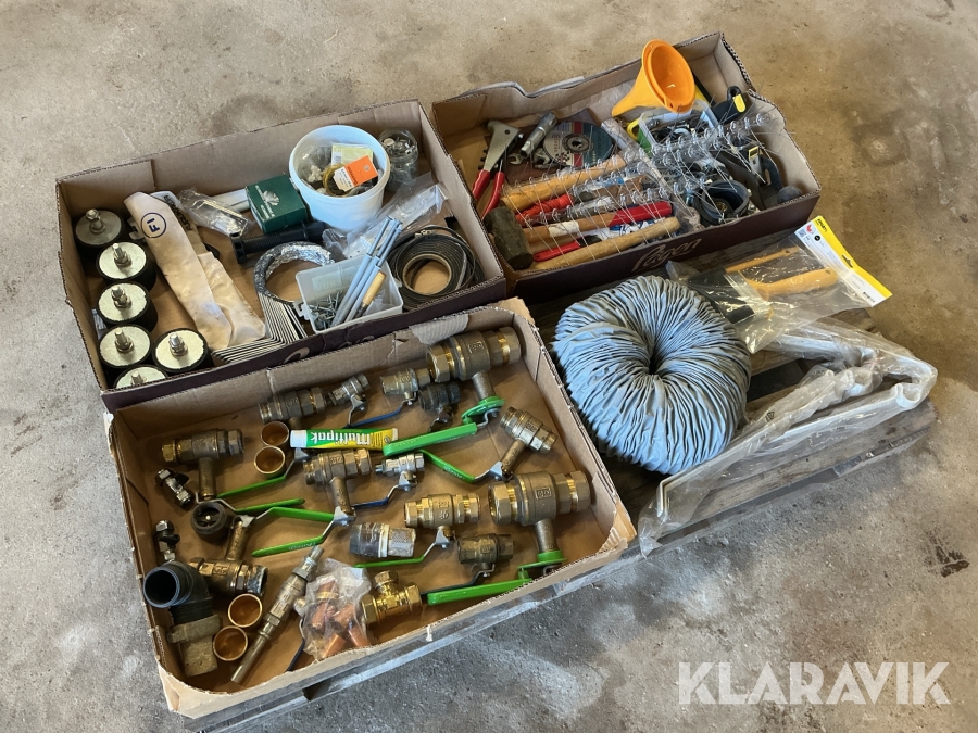 Parti med byggmaterial