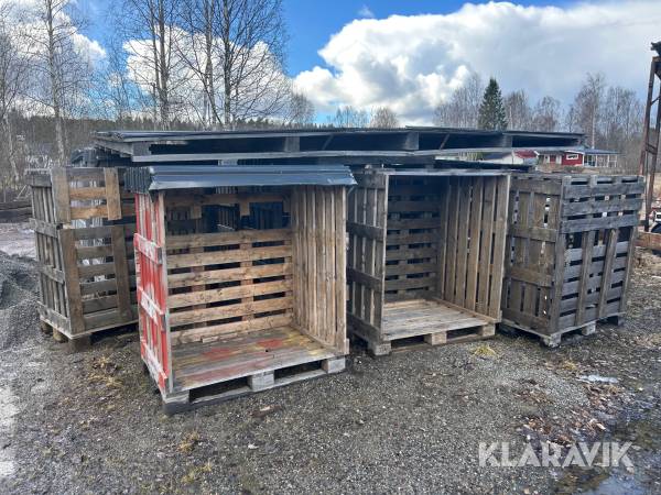 Vedhäckar i trä 10 st