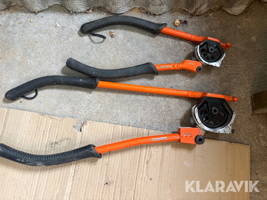 Rörbockar Bahco 12mm & 15mm